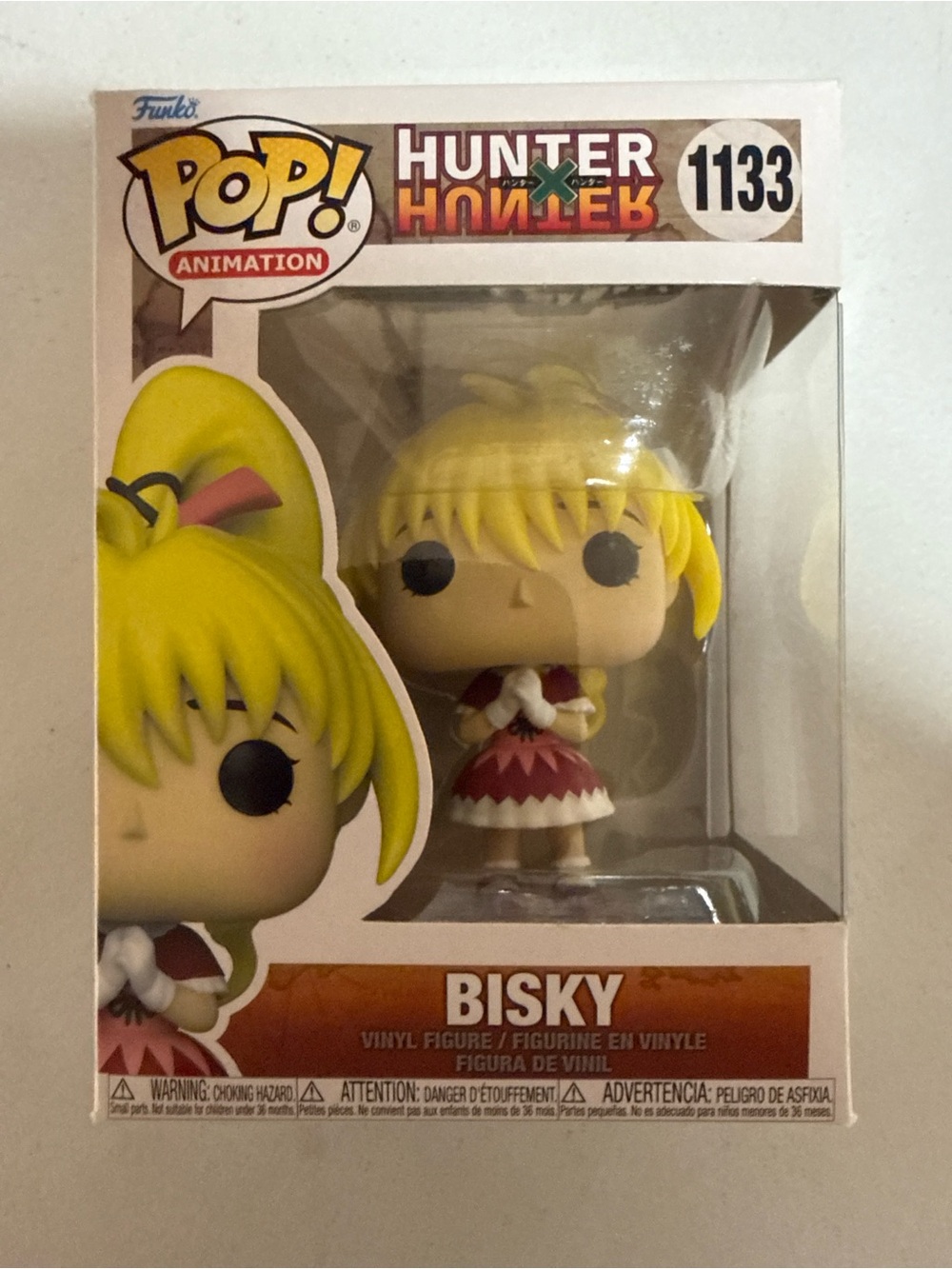 Funko Pop! Animation Bisky Vinyl Figure - Yellow Hair, Red Outfit